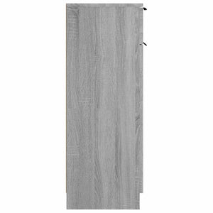Ντουλάπι Μπάνιου Γκρι Sonoma 32x34x90 εκ. Επεξεργασμένο Ξύλο