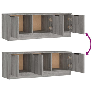 Έπιπλο Τηλεόρασης Γκρι Sonoma 102x35x36,5εκ. Επεξεργασμένο Ξύλο