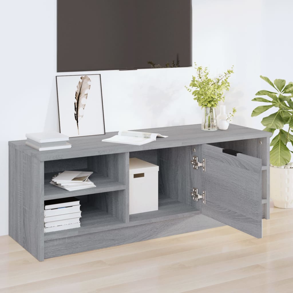 Έπιπλο Τηλεόρασης ΓκριSonoma102x35,5x36,5εκ. Επεξεργασμένο Ξύλο