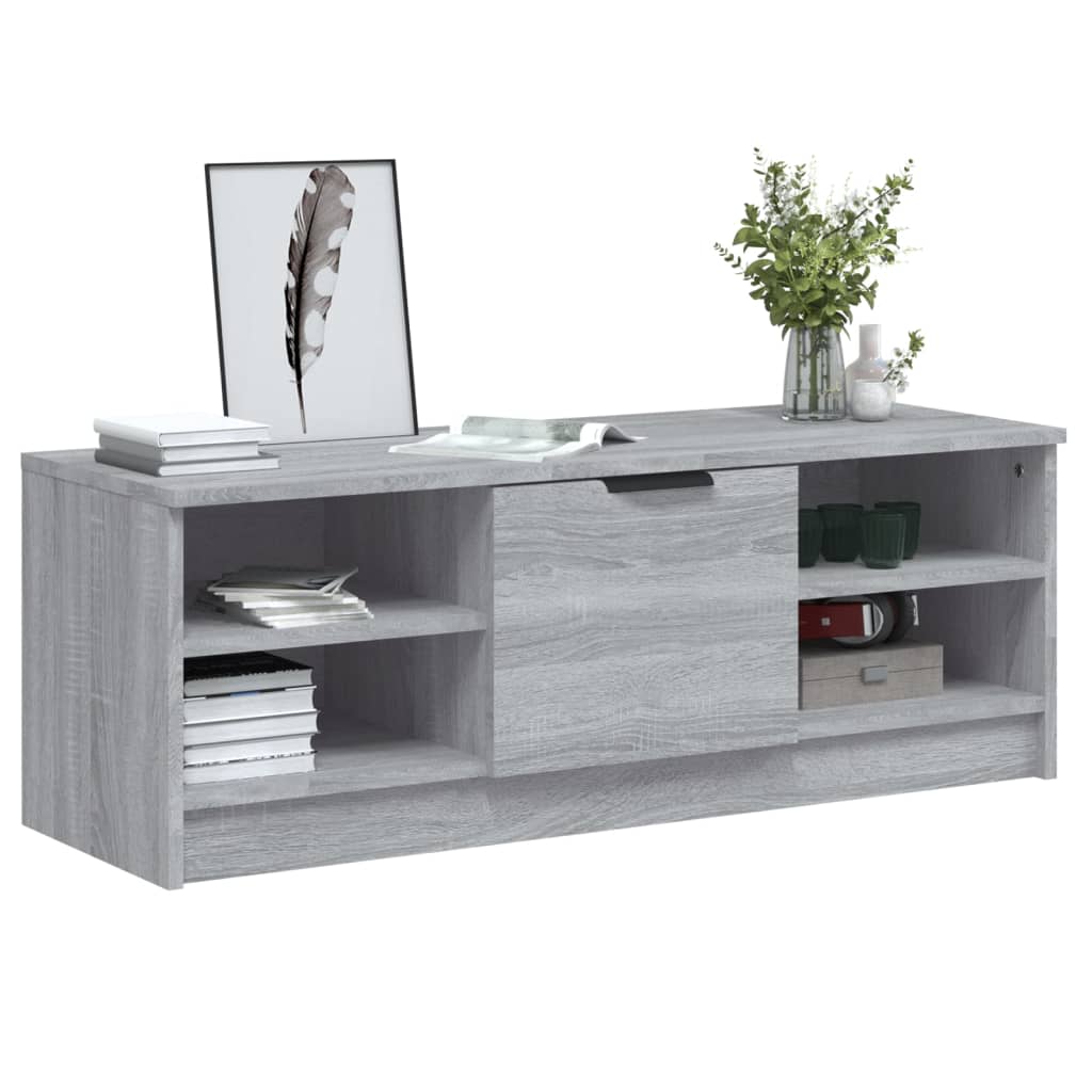 Έπιπλο Τηλεόρασης ΓκριSonoma102x35,5x36,5εκ. Επεξεργασμένο Ξύλο