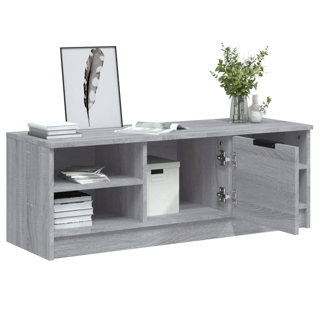 Έπιπλο Τηλεόρασης ΓκριSonoma102x35,5x36,5εκ. Επεξεργασμένο Ξύλο