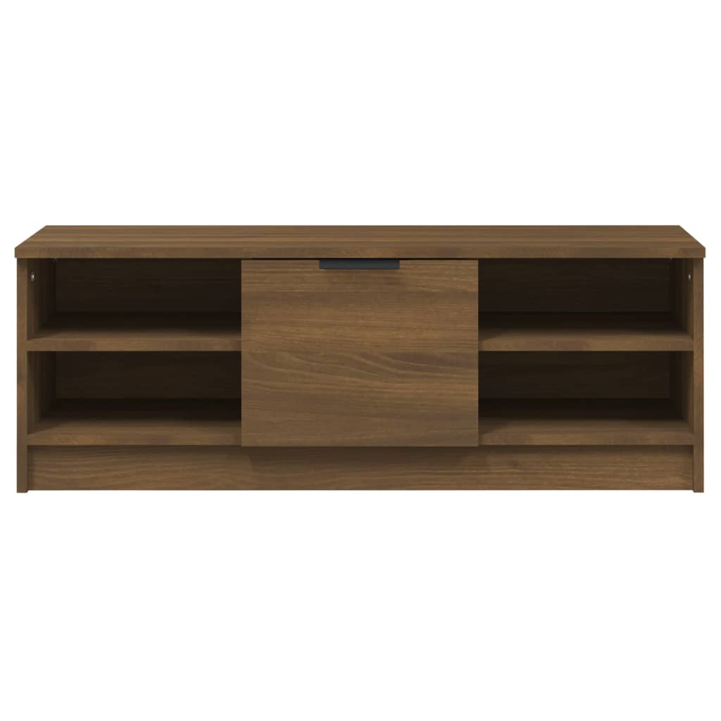Έπιπλο Τηλεόρασης Καφέ Δρυς 102 x 35,5 x 36,5 εκ. Επεξεργ. Ξύλο