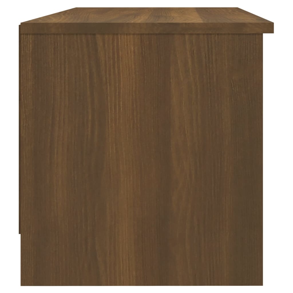 Έπιπλο Τηλεόρασης Καφέ Δρυς 102 x 35,5 x 36,5 εκ. Επεξεργ. Ξύλο