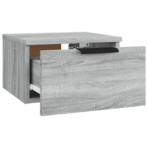 Κομοδίνα Γκρι Επιτοίχιο Sonoma 34 x 30 x 20 εκ.