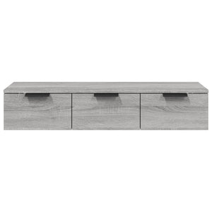 Ντουλάπι Τοίχου Γκρι Sonoma102x30x20εκ. Επεξεργασμένο Ξύλο
