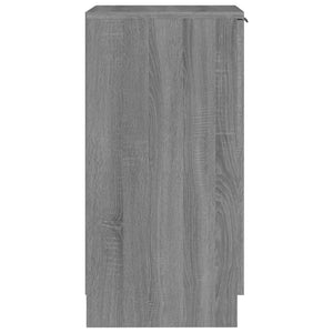 Παπουτσοθήκη Γκρι Sonoma 30x35x70 εκ. από Επεξεργασμένο Ξύλο - Pakobazaar