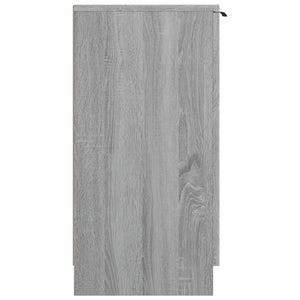 Παπουτσοθήκη Γκρι Sonoma 59x35x70 εκ. από Επεξεργασμένο Ξύλο