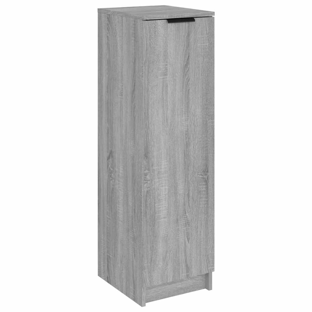 Παπουτσοθήκη Γκρι Sonoma 30x35x100 εκ. από Επεξεργασμένο Ξύλο - Pakobazaar