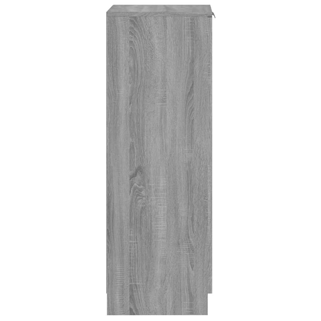 Παπουτσοθήκη Γκρι Sonoma 30x35x100 εκ. από Επεξεργασμένο Ξύλο - Pakobazaar