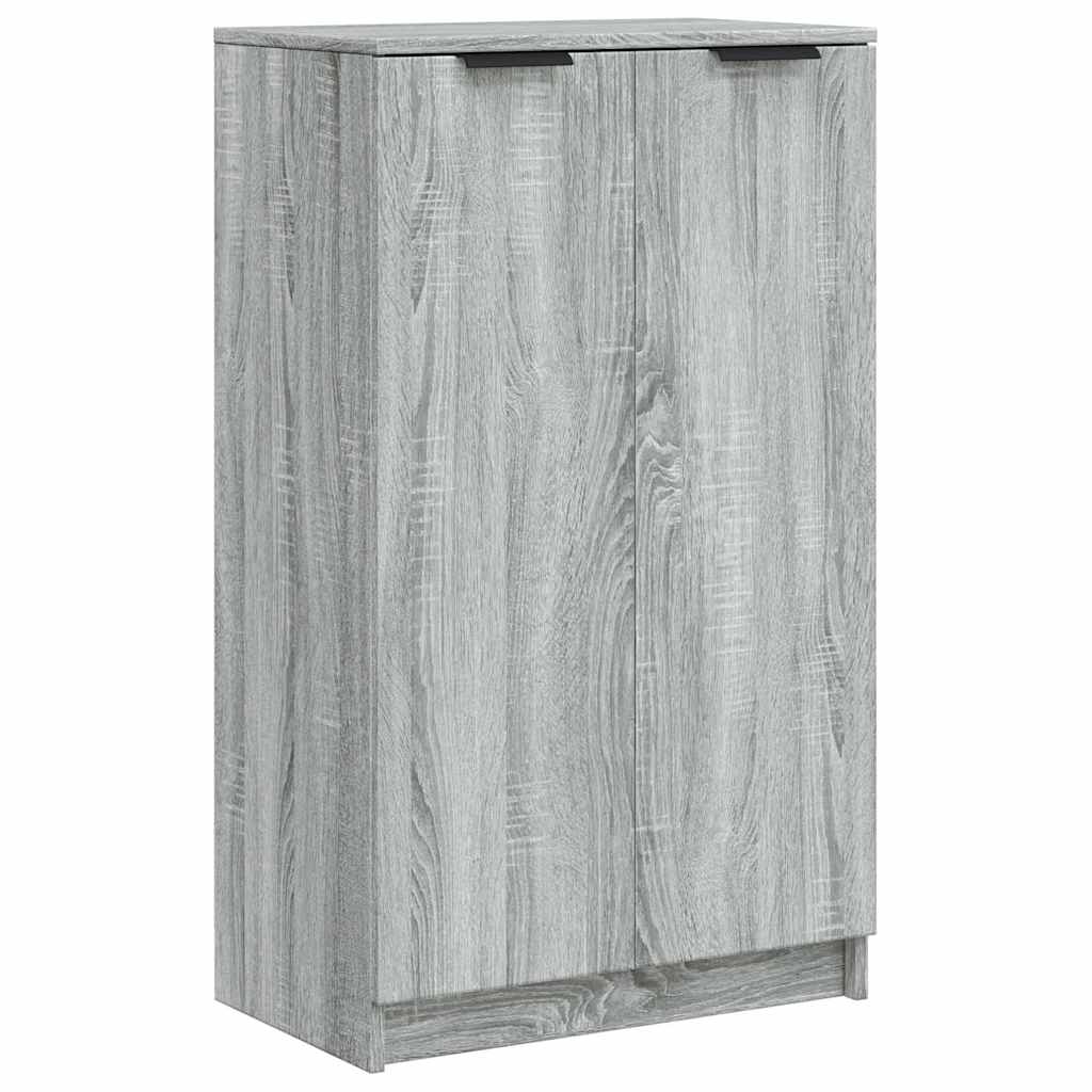 Παπουτσοθήκη Γκρι Sonoma 59x35x100 εκ. από Επεξεργασμένο Ξύλο