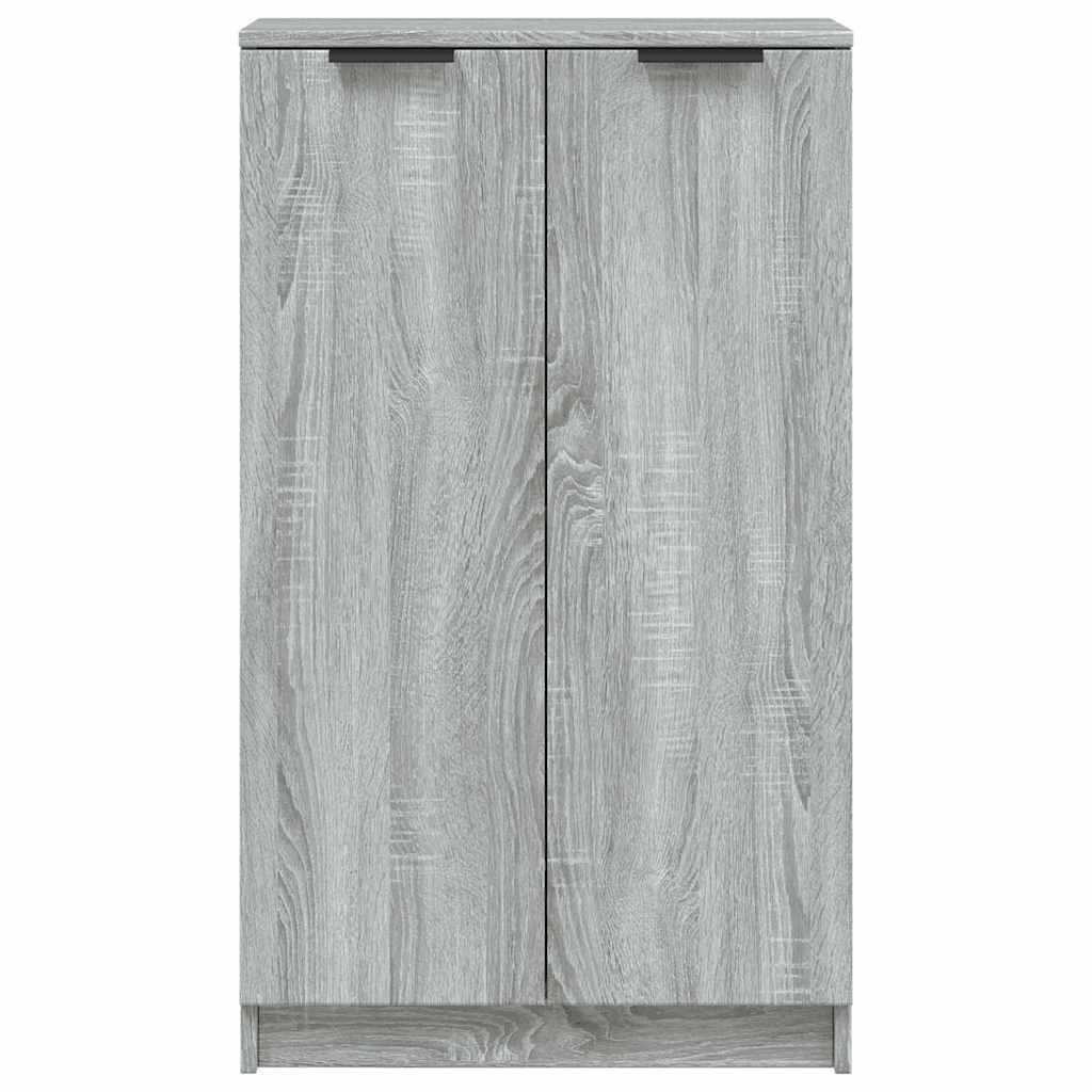 Παπουτσοθήκη Γκρι Sonoma 59x35x100 εκ. από Επεξεργασμένο Ξύλο