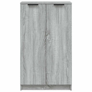 Παπουτσοθήκη Γκρι Sonoma 59x35x100 εκ. από Επεξεργασμένο Ξύλο