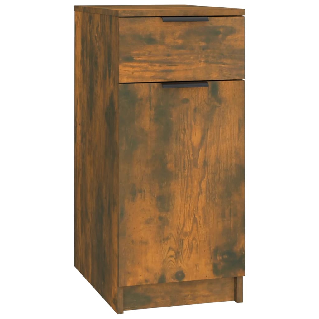 Ντουλάπι Γραφείου Καπνιστή Δρυς 33,5x50x75 εκ. Επεξεργ. Ξύλο