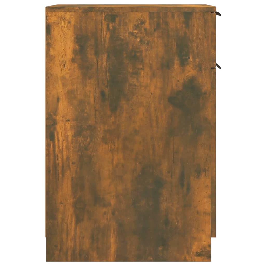 Ντουλάπι Γραφείου Καπνιστή Δρυς 33,5x50x75 εκ. Επεξεργ. Ξύλο