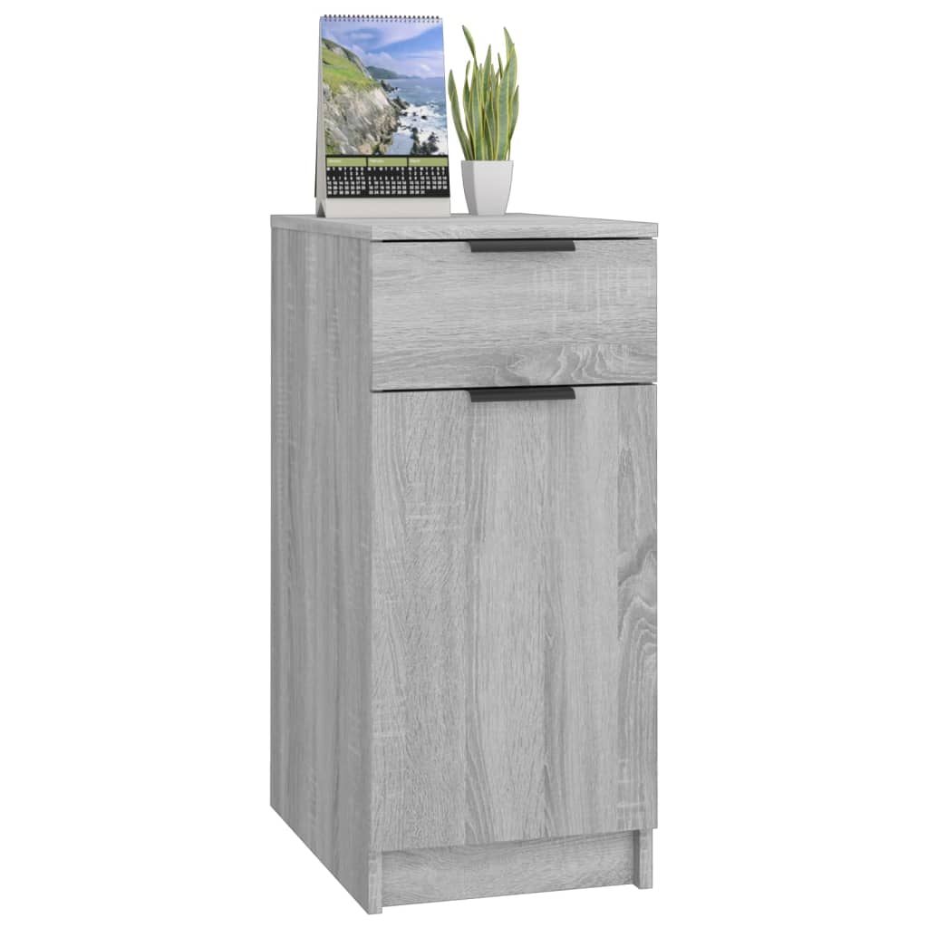 Ντουλάπι Γραφείου Γκρι sonoma 33,5x50x75 εκ. Επεξεργ. Ξύλο - Pakobazaar