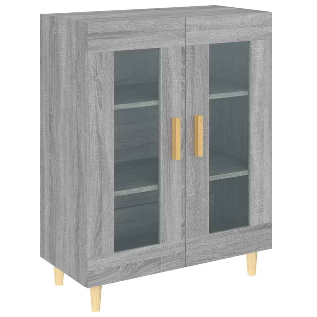 Ντουλάπι Γκρι Sonoma 69,5 x 34 x 90 εκ. από Επεξεργασμένο Ξύλο