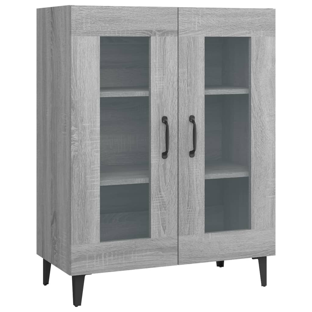 Ντουλάπι Γκρι Sonoma 69,5 x 34 x 90 εκ. από Επεξεργασμένο Ξύλο