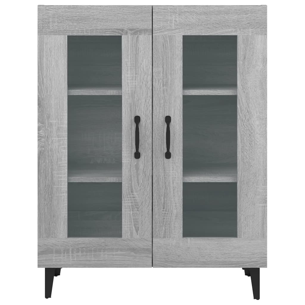 Ντουλάπι Γκρι Sonoma 69,5 x 34 x 90 εκ. από Επεξεργασμένο Ξύλο