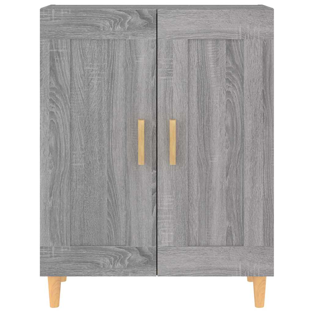 Ντουλάπι Γκρι Sonoma 69,5 x 34 x 90 εκ. από Επεξεργασμένο Ξύλο - Pakobazaar