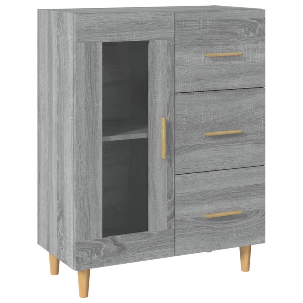 Ντουλάπι Γκρι Sonoma 69,5 x 34 x 90 εκ. από Επεξεργασμένο Ξύλο