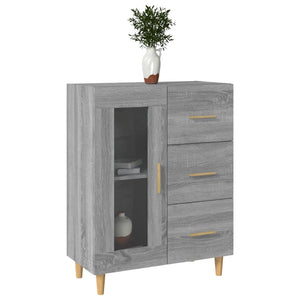 Ντουλάπι Γκρι Sonoma 69,5 x 34 x 90 εκ. από Επεξεργασμένο Ξύλο