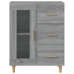 Ντουλάπι Γκρι Sonoma 69,5 x 34 x 90 εκ. από Επεξεργασμένο Ξύλο