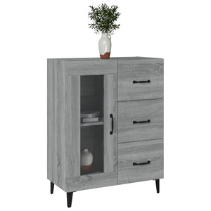 Ντουλάπι Γκρι Sonoma 69,5 x 34 x 90 εκ. από Επεξεργασμένο Ξύλο