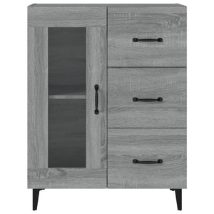 Ντουλάπι Γκρι Sonoma 69,5 x 34 x 90 εκ. από Επεξεργασμένο Ξύλο