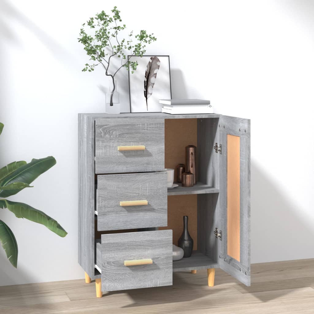 Ντουλάπι Γκρι Sonoma 69,5 x 34 x 90 εκ. από Επεξεργασμένο Ξύλο