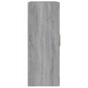 Ντουλάπι Τοίχου Γκρι Sonoma 69,5x32,5x90 εκ. από Επεξ. Ξύλο