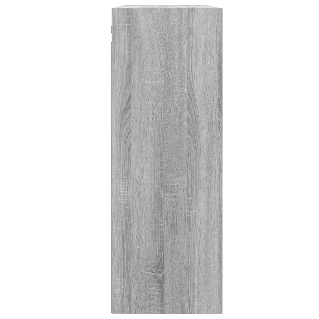Ντουλάπι Τοίχου Κρεμαστό Γκρι sonoma 69,5 x 32,5 x 90 εκ.
