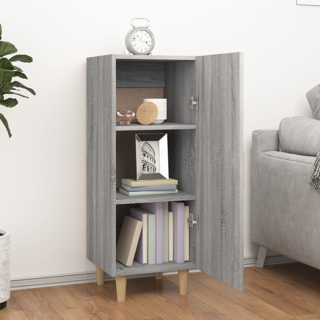 Ντουλάπι Γκρι Sonoma 34,5x34x90 εκ. από Επεξεργασμένο Ξύλο