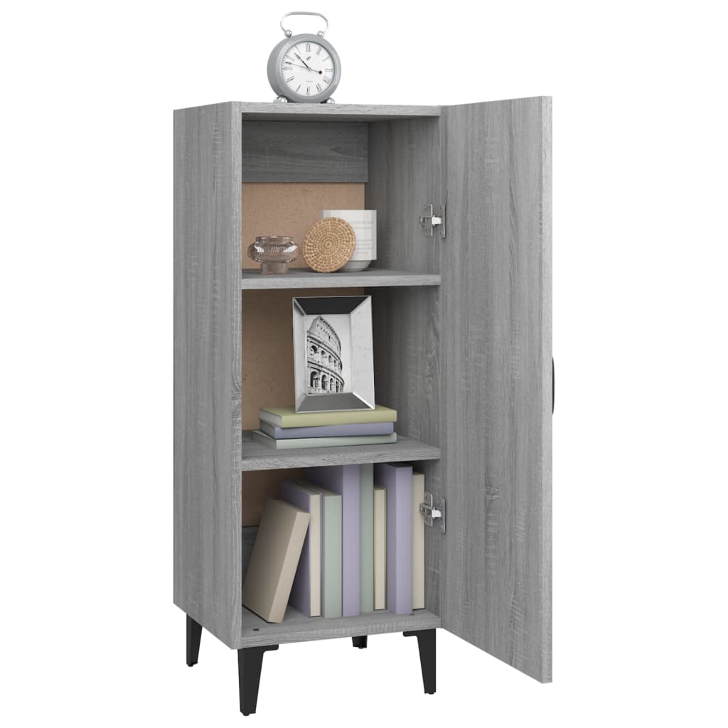 Ντουλάπι Γκρι Sonoma 34,5x34x90 εκ. από Επεξεργασμένο Ξύλο
