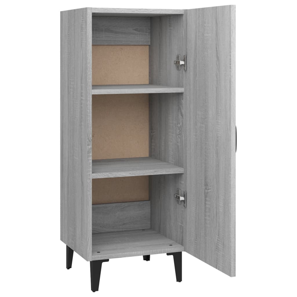 Ντουλάπι Γκρι Sonoma 34,5x34x90 εκ. από Επεξεργασμένο Ξύλο