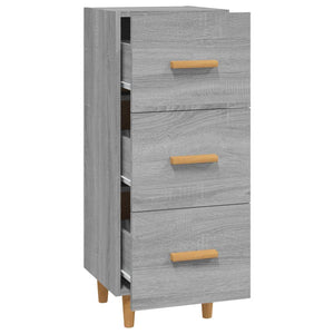 Ντουλάπι Γκρι Sonoma 34,5x34x90 εκ. από Επεξεργασμένο Ξύλο