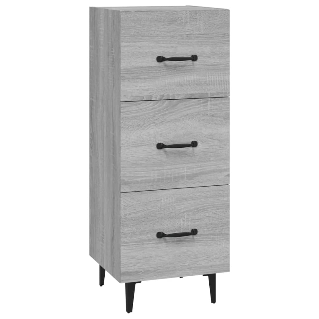 Ντουλάπι Γκρι Sonoma 34,5x34x90 εκ. από Επεξεργασμένο Ξύλο