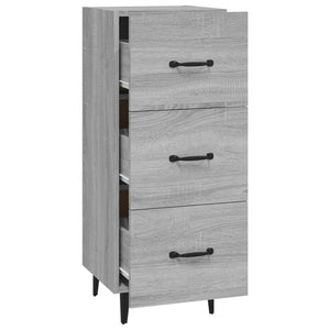 Ντουλάπι Γκρι Sonoma 34,5x34x90 εκ. από Επεξεργασμένο Ξύλο