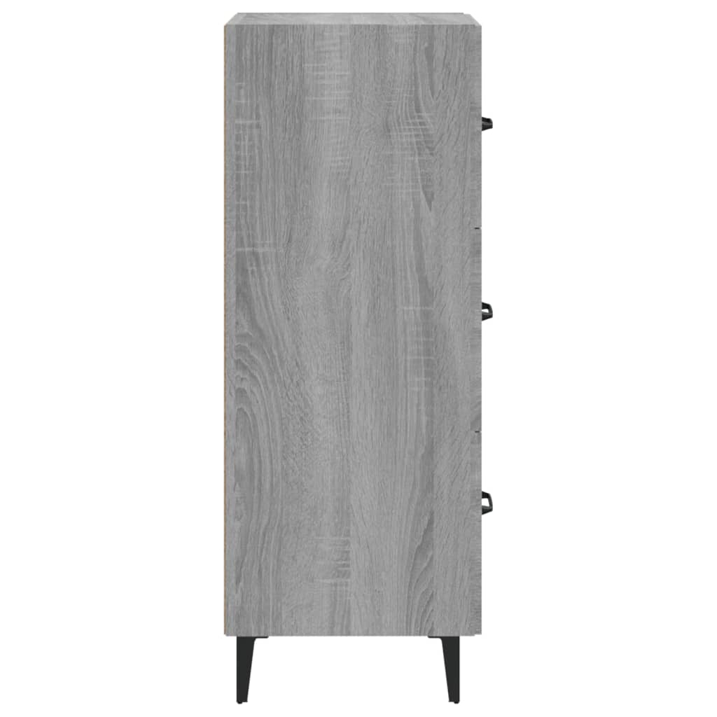 Ντουλάπι Γκρι Sonoma 34,5x34x90 εκ. από Επεξεργασμένο Ξύλο