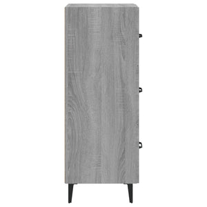 Ντουλάπι Γκρι Sonoma 34,5x34x90 εκ. από Επεξεργασμένο Ξύλο