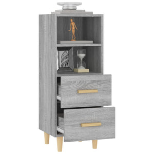 Ντουλάπι Γκρι Sonoma 34,5x34x90 εκ. από Επεξεργασμένο Ξύλο