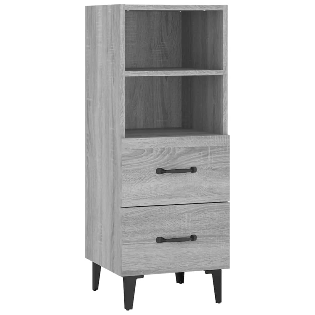 Ντουλάπι Γκρι Sonoma 34,5x34x90 εκ. από Επεξεργασμένο Ξύλο