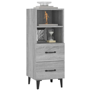 Ντουλάπι Γκρι Sonoma 34,5x34x90 εκ. από Επεξεργασμένο Ξύλο