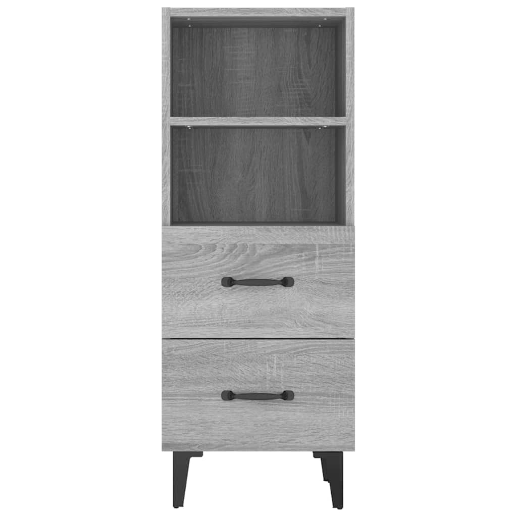 Ντουλάπι Γκρι Sonoma 34,5x34x90 εκ. από Επεξεργασμένο Ξύλο