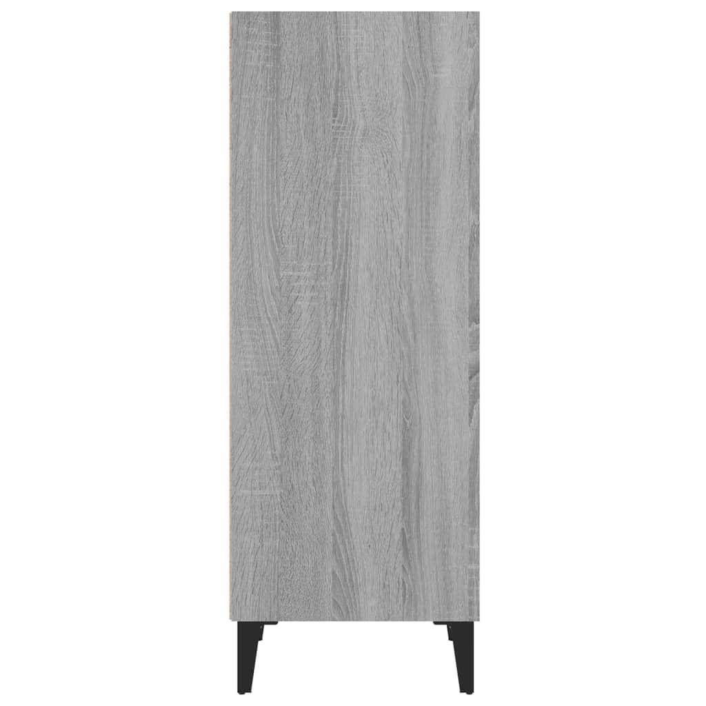 Ντουλάπι Γκρι sonoma 34,5x32,5x90εκ. από Επεξεργασμένο Ξύλο