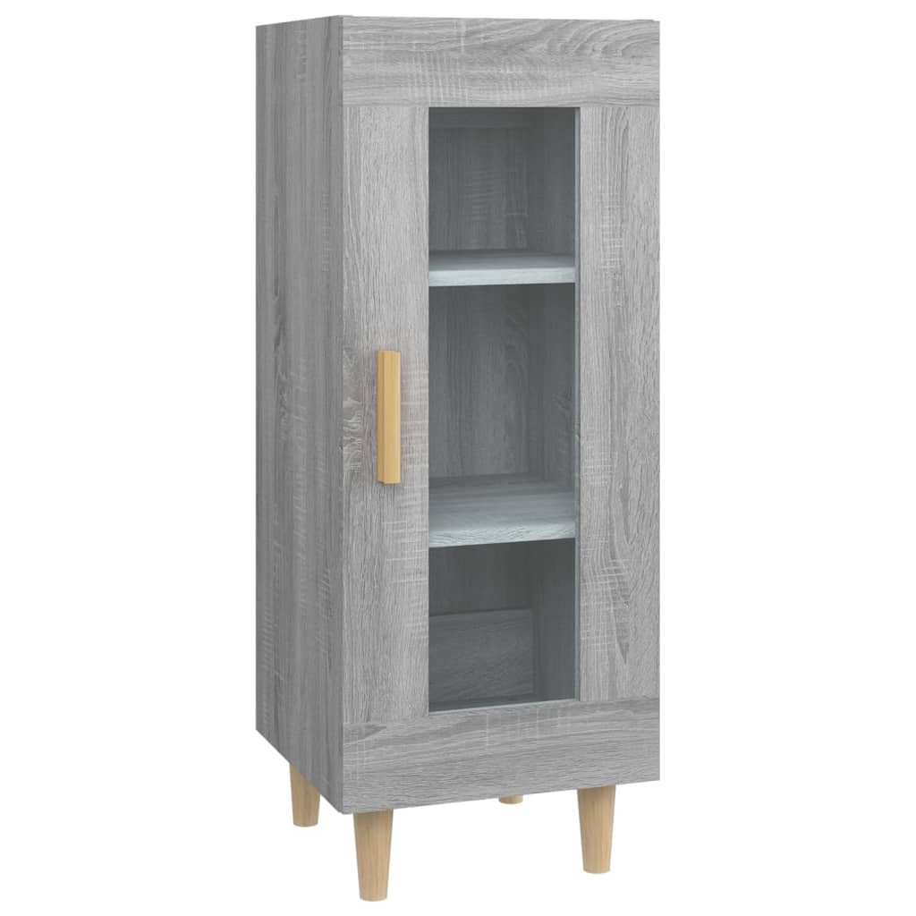 Ντουλάπι Γκρι Sonoma 34,5x34x90 εκ. από Επεξεργασμένο Ξύλο