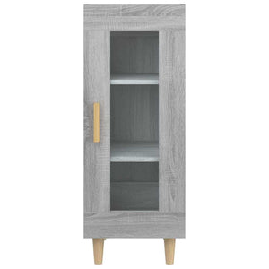 Ντουλάπι Γκρι Sonoma 34,5x34x90 εκ. από Επεξεργασμένο Ξύλο