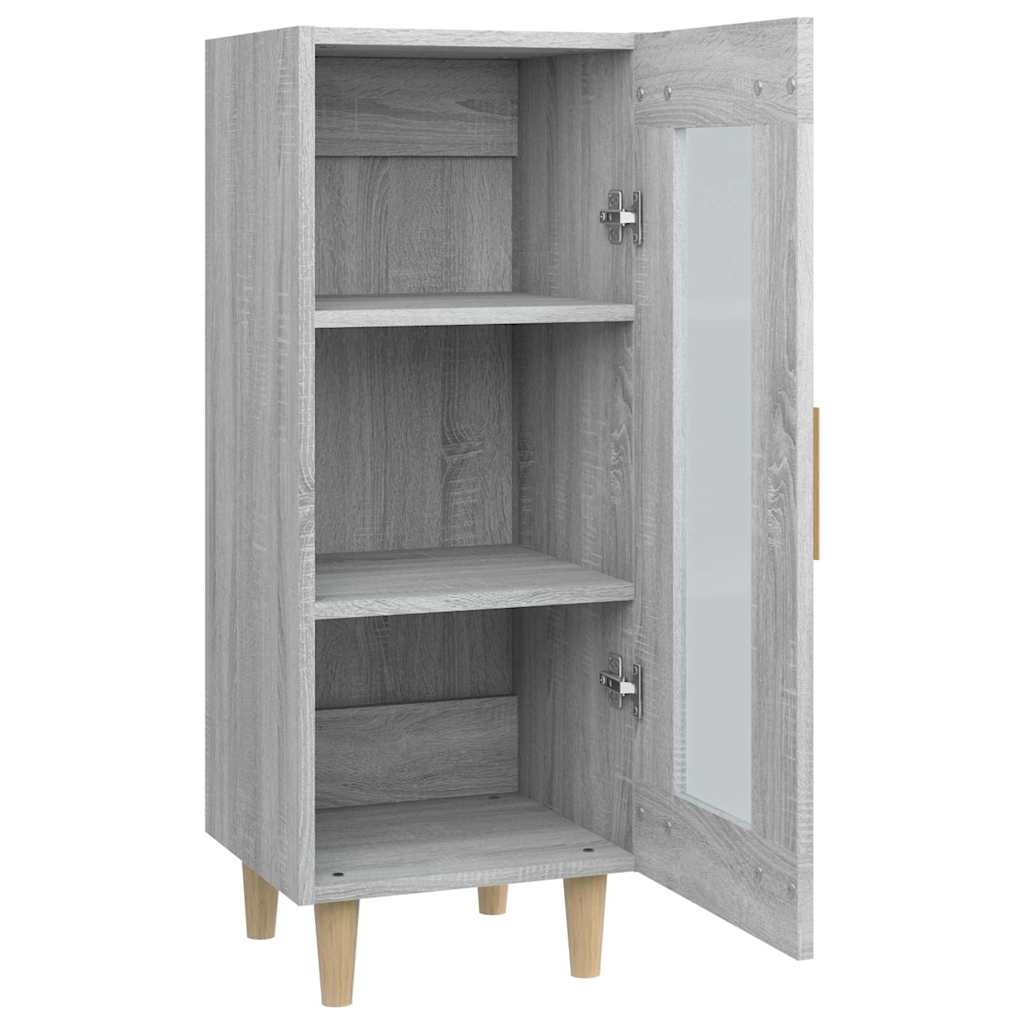 Ντουλάπι Γκρι Sonoma 34,5x34x90 εκ. από Επεξεργασμένο Ξύλο