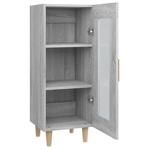 Ντουλάπι Γκρι Sonoma 34,5x34x90 εκ. από Επεξεργασμένο Ξύλο