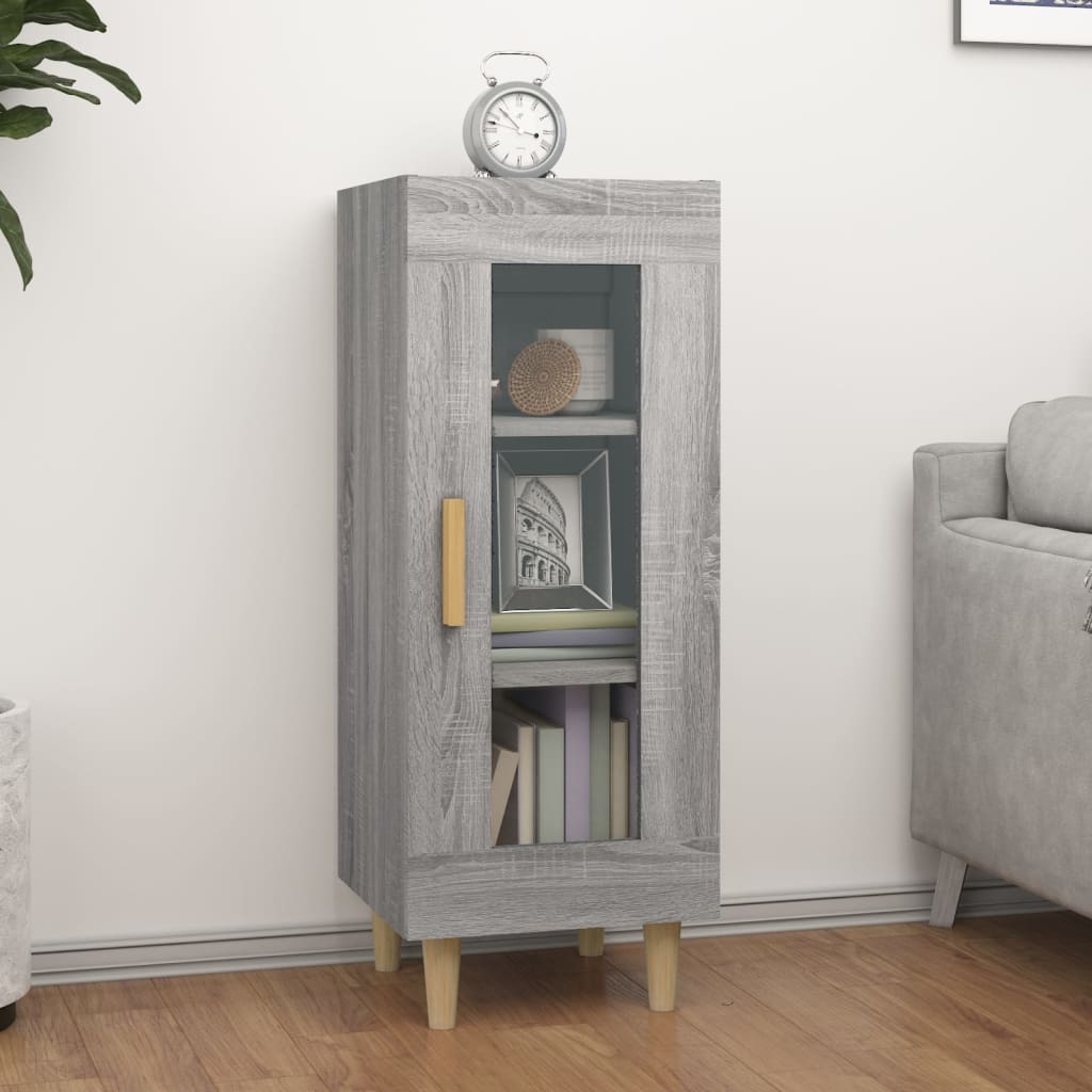 Ντουλάπι Γκρι Sonoma 34,5x34x90 εκ. από Επεξεργασμένο Ξύλο
