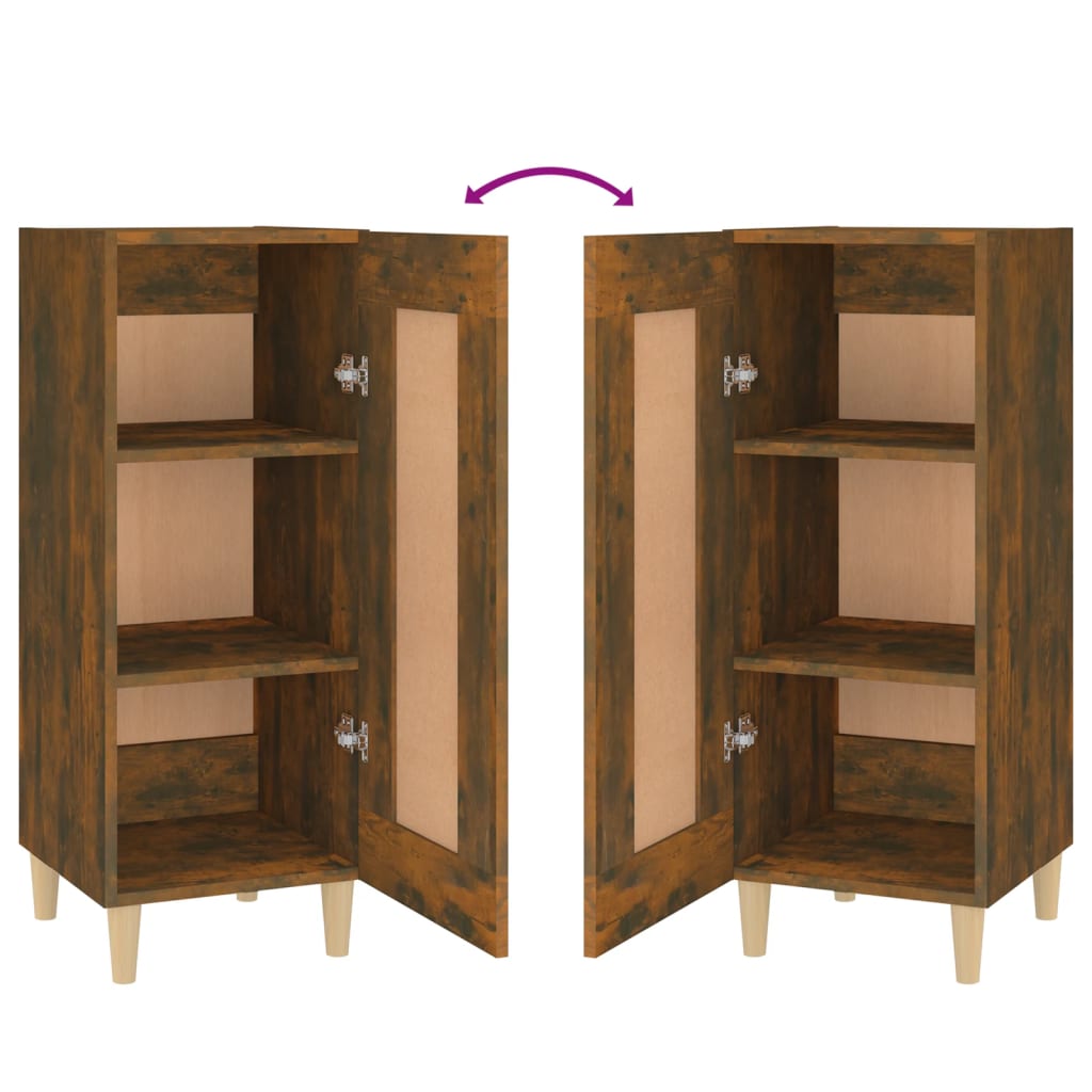 Ντουλάπι Καπνιστή Δρυς 34,5 x 34 x 90 εκ. Επεξεργασμένο Ξύλο